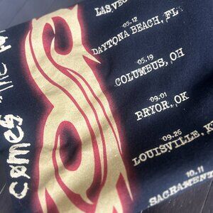 washed but did not wear SLIPKNOT tour concert tee shirt L large